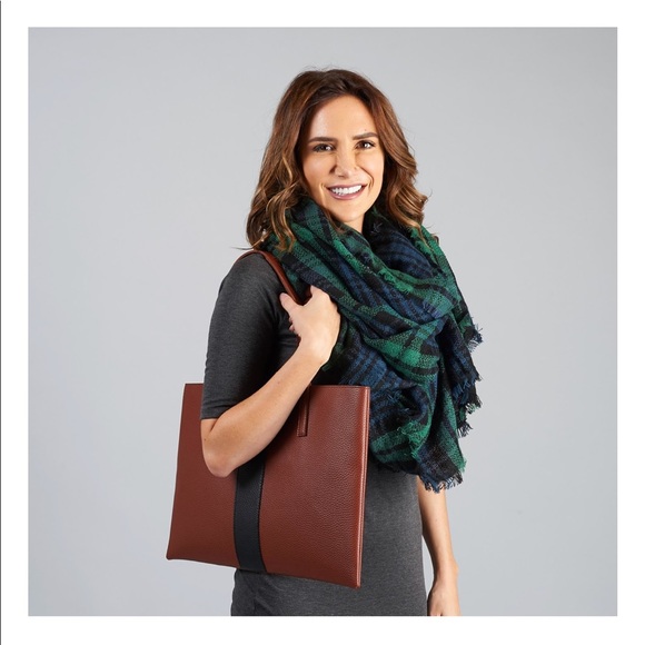 Vince Camuto Tote in Red Dessert - Picture 6 of 7